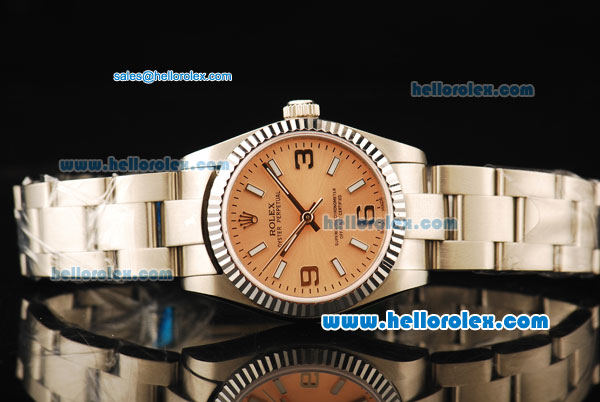 Rolex Air King Automatic Movement Full Steel with ETA Coating Case and Stick/Arabic Numeral Markers - Click Image to Close